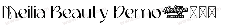 Meilia Beauty Demo字体转换